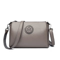 Versatile PU Crossbody Bag for Women Stylish High Quality Brand Design Zipper Solid Color Pattern Casual Daily Use Shoulder Bag
