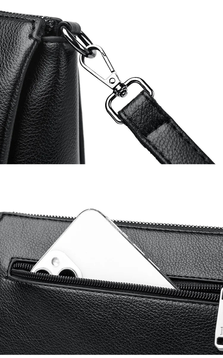 Versatile PU Crossbody Bag for Women Stylish High Quality Brand Design Zipper Solid Color Pattern Casual Daily Use Shoulder Bag