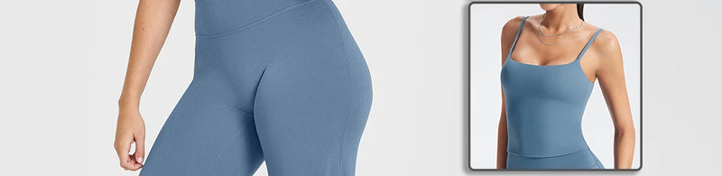 NCLAGEN Straight-Leg Pants Ultra Soft Butter Fabric Women's Mid-Waist Yoga Pants GYM Naked Feel Pilates Running Sport Trousers