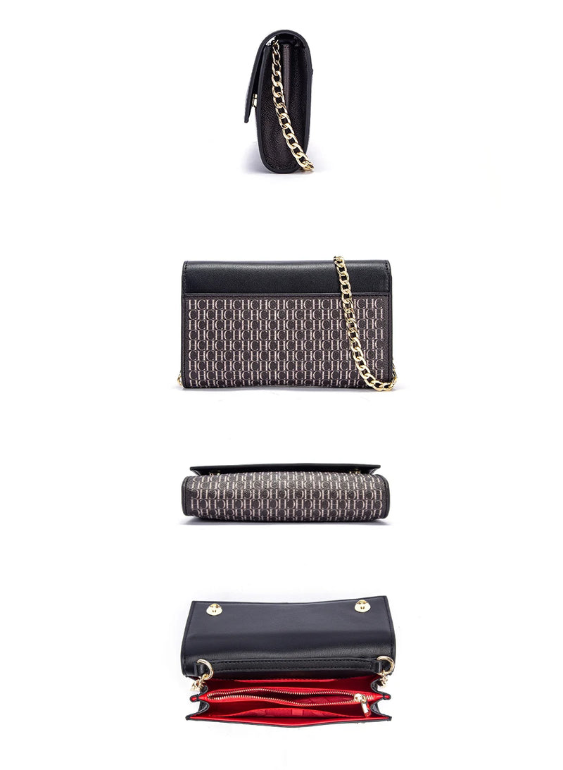 Minimalist Fashionable Exquisite Women's Shoulder Bag with Chain Shoulder Strap Design Versatile for Commuting and Gatherings